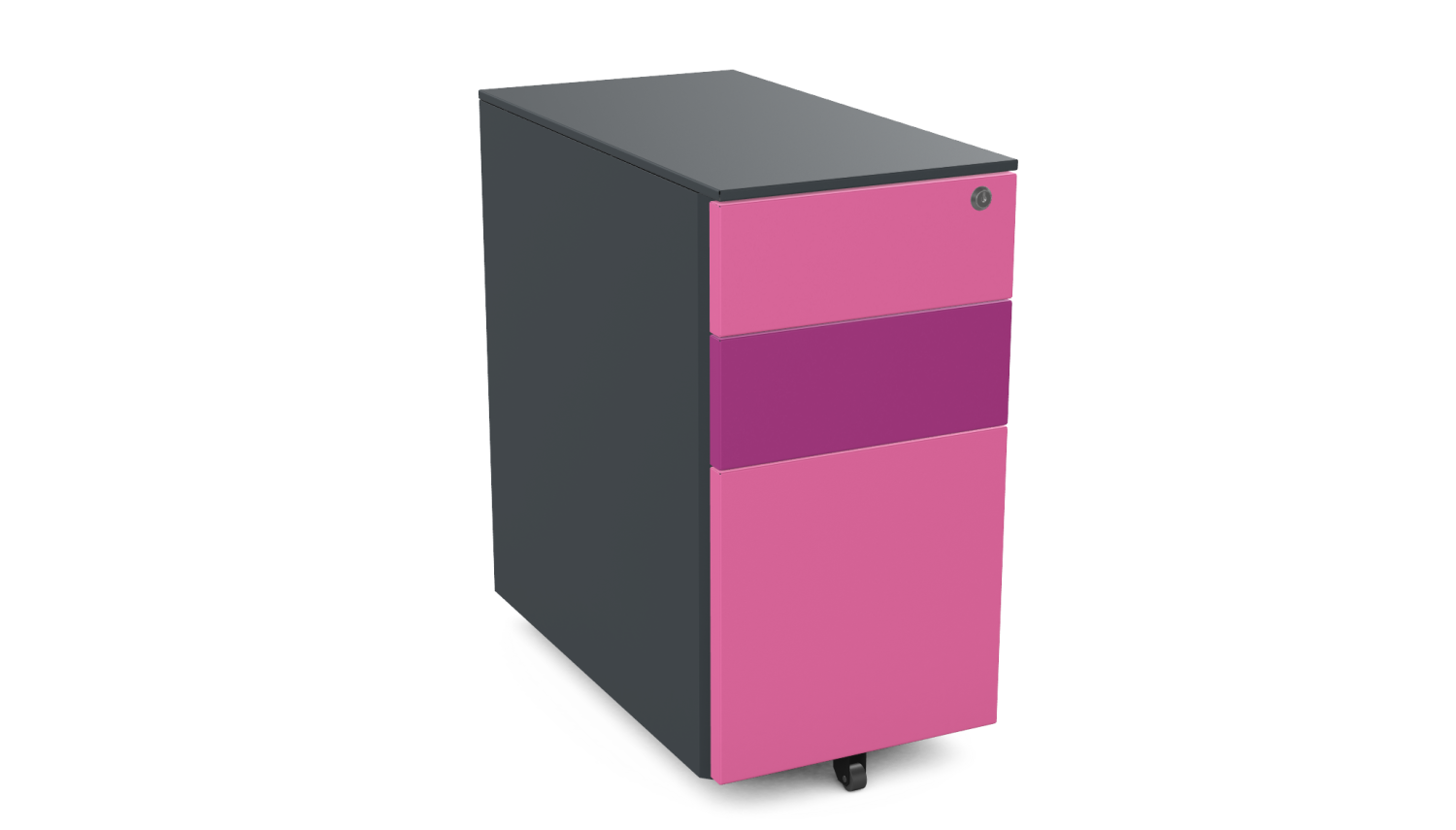 Silverline Under Desk Pedestal on wheels 2 Small 1 Filing Dwr 30cm W PDBP53SD-Config PDBP53SD-Config